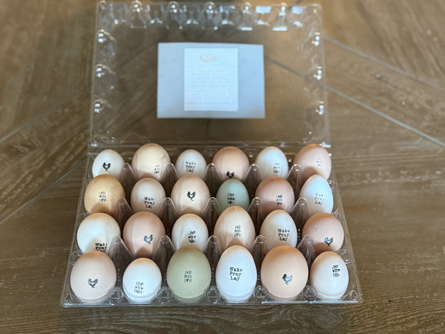 2 Dozen Organic Farm Fresh Eggs