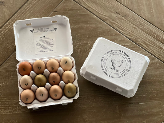 1 Dozen Organic Farm Fresh Eggs